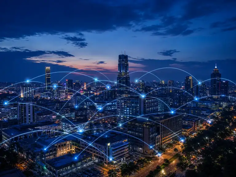 Connected modern African city